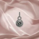 Premium 925 sterling silver designer jewelry item, minimalist luxury jewelry visual
