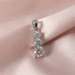 Premium 925 sterling silver designer jewelry item, minimalist luxury jewelry visual