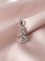 Premium 925 sterling silver designer jewelry item, minimalist luxury jewelry visual