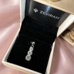 Premium 925 sterling silver designer jewelry item, minimalist luxury jewelry visual