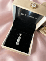 Premium 925 sterling silver designer jewelry item, minimalist luxury jewelry visual