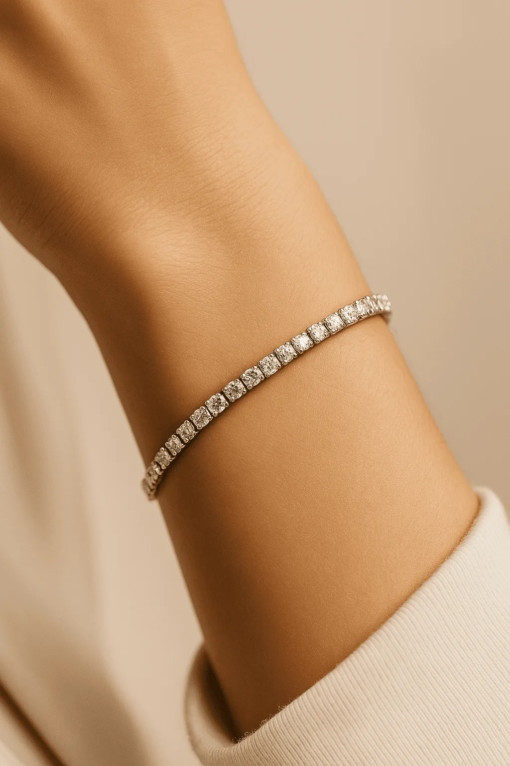 Classic 925 sterling silver cuff bracelet, sleek minimalist luxury jewelry