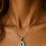 Elegant 925 sterling silver pendant necklace, refined minimalist luxury jewelry style