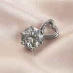Heart Solitaire Pendant