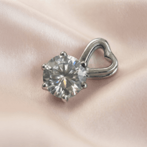 Heart Solitaire Pendant