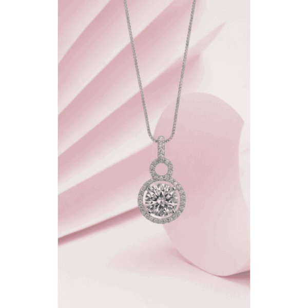 Elegant 925 sterling silver pendant necklace, refined minimalist luxury jewelry style