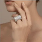 Minimalist mirror polished 925 sterling silver ring, premium silver statement jewelry