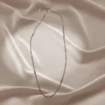Elegant 925 sterling silver pendant necklace, refined minimalist luxury jewelry style