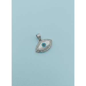 Zevirah Evil Eye Pendant Luxury Jewelry Studio Angle