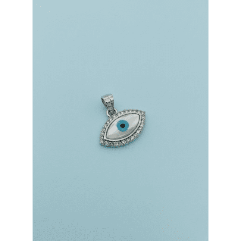 Zevirah Evil Eye Pendant Luxury Jewelry Studio Angle