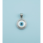 Evil Eye Circle Pendant