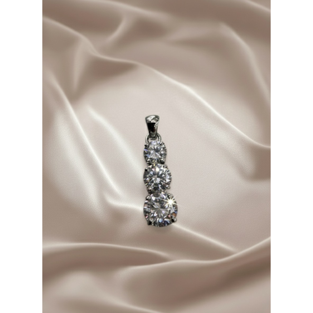 three stone001 Triple Circle Pendant - Image 1