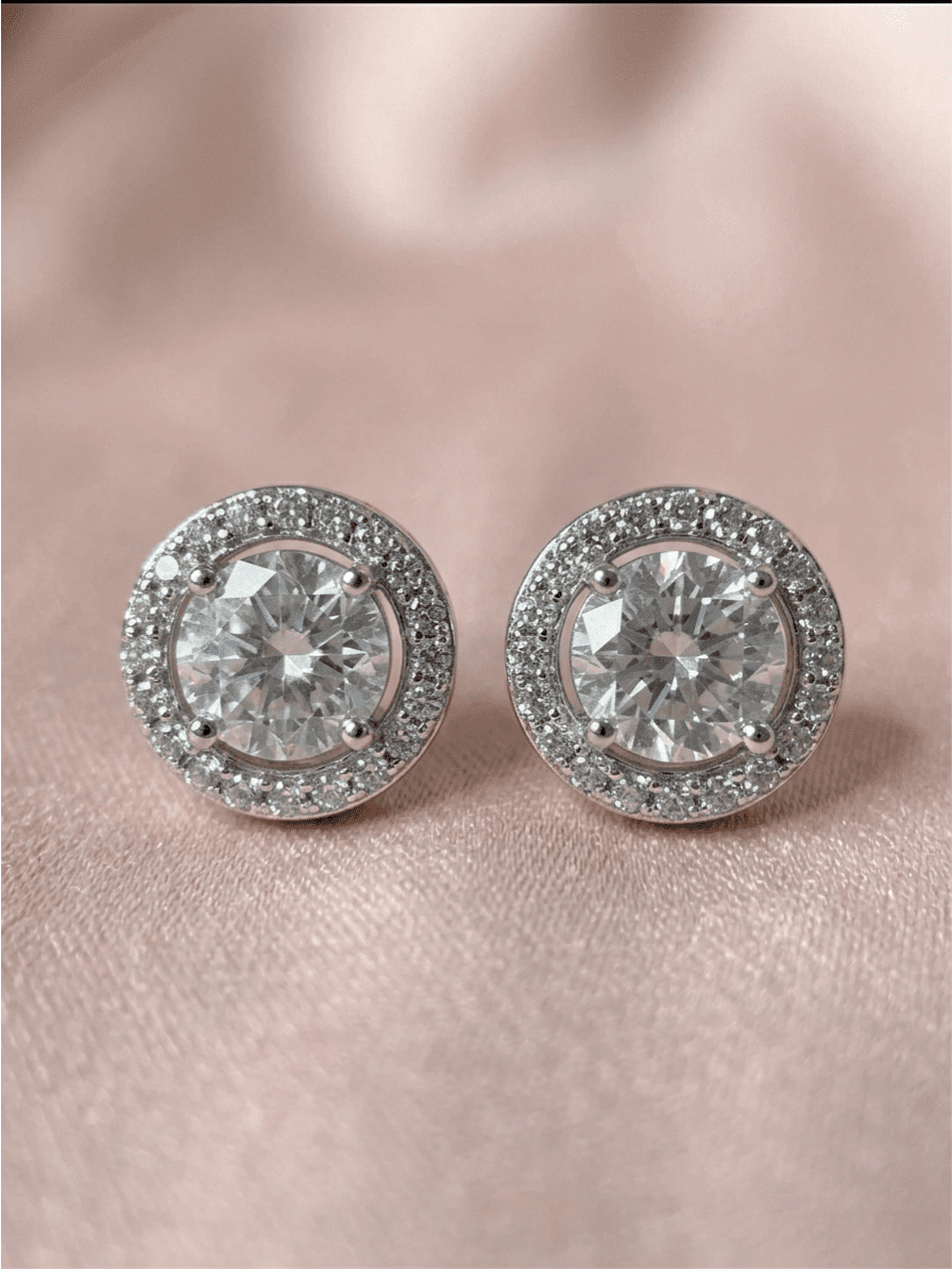 Moon Halo Studs - zevirah.com