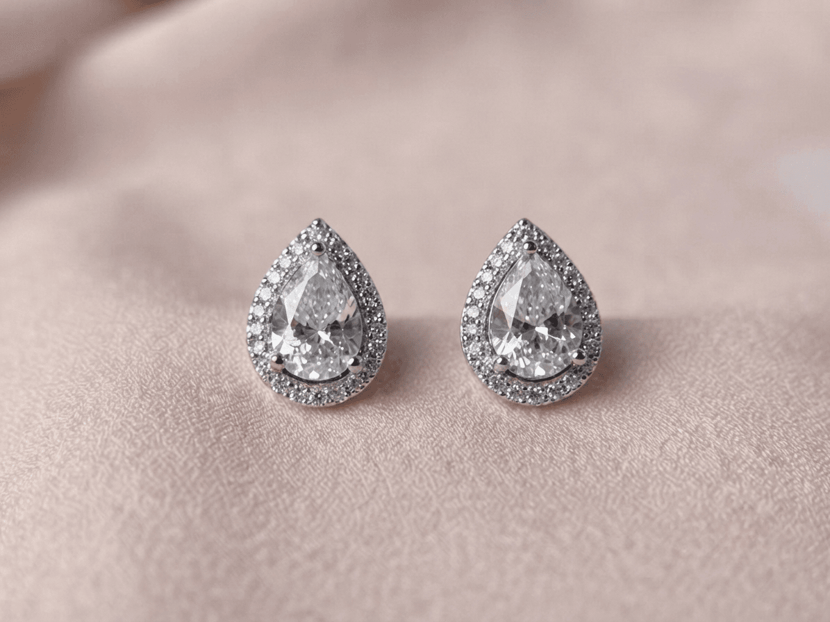 Premium 925 sterling silver designer jewelry item, minimalist luxury jewelry visual