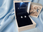 Dainty 925 sterling silver earrings, minimalist silver hoops for modern luxury styling