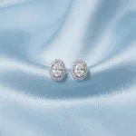 Dainty 925 sterling silver earrings, minimalist silver hoops for modern luxury styling