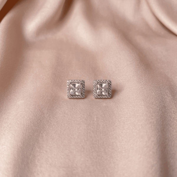 Dainty 925 sterling silver earrings, minimalist silver hoops for modern luxury styling