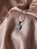 Radiant Glacier Halo Pendant - Image 4