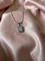 Radiant Glacier Halo Pendant