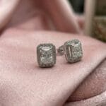 Radiant Glacier Halo Studs