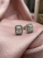 Radiant Glacier Halo Studs