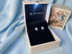 Aurora Dewdrop Halo Studs