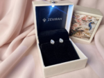 Aurora Dewdrop Halo Studs - Image 2